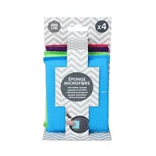 URBAN LIVING EPONGE MICROFIBRE 4PCS