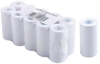 EXACOMPTA Bobine pour caisse, 57 mm x 6,5 mm, extra blanc