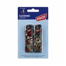 PROF BRIQUET ELECTRONIQUE SKULL DESIGN (2PCS)