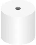 kangaro Rouleau de caisse, 76 mm x 46 m x 12 mm, blanc