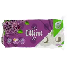 ALINT PAPIER TOILETTE LILAS 3 PLIS x10