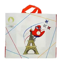 PARIS 2024 SAC MASCOTTE TOUR EIFFEL 45x40x20CM