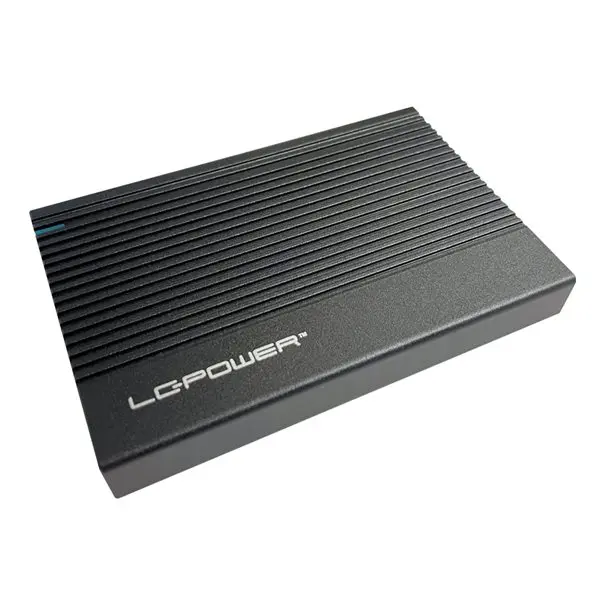 LC-Power 2,5'' SATA HDD-Gehäuse USB3.2 2x1 Black LC-25U3-C, USB-C 3.2 Gen 2x1, USB-C bis zu 10 Gb/s