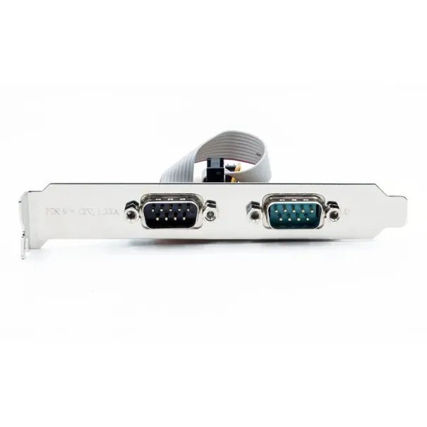 IO Exsys PCIe 2x Seriell DB9 (EX-44082) LP+++ inkl. Low-Profile Slotblech
