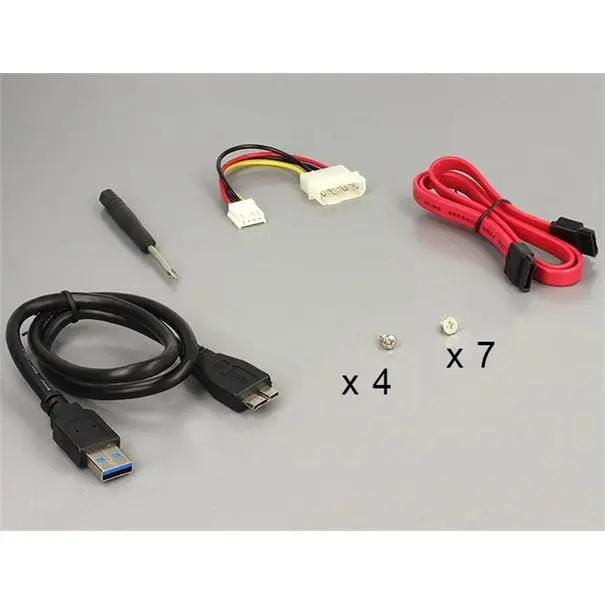 Delock 3.5″/5.25″ Wechselrahmen (2.5″ SATA-SSD/HD) Anschluss intern über SATA oder extern über USB3.0