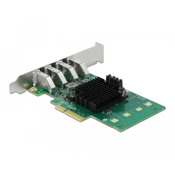 Delock PCIe x4 Karte zu 4 x extern USB 3.0 Typ-A Quad Channel+++