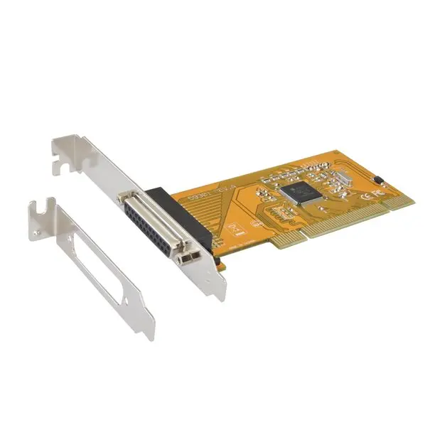 IO Exsys PCI 1x Parallel DB25 (EX-41001) LP +++ inkl. Low-Profile Slotblech