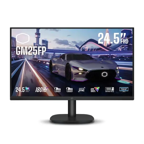 YY Cooler Master LCD 24" FHD 180Hz CMI-GM25FP-EK IPS EK Power cord monitor