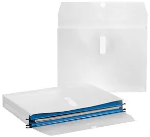 Tyvek Pochette d'archivage pour dossiers suspendus, blanc