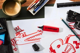 STABILO Surligneur BOSS ORIGINAL, vrai rouge