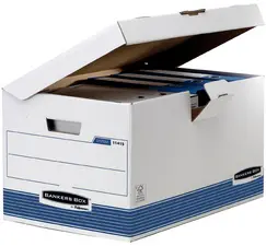 Fellowes BANKERS BOX SYSTEM Boîte d'archives avec couvercle