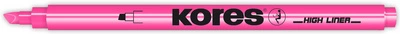Kores Surligneur, pointe biseautée: 0,5 - 3,5 mm, jaune