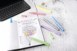 EBERHARD FABER Surligneur Slim, étui de 6, couleurs pastel