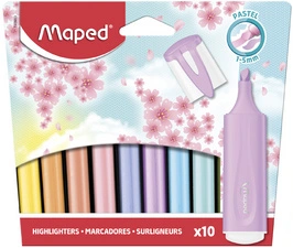 Maped Surligneur FLUO'PEPS PASTEL, blister de 6
