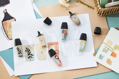STABILO Surligneur BOSS MINI Naturevibes, présentoir de 50