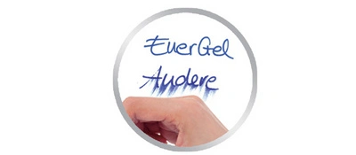 Pentel Stylo roller à encre gel EnerGel BL77 Eco, rouge