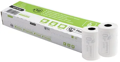 EXACOMPTA Bobine thermique pour carte bancaire, 57 mm x 18 m