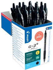 PILOT Stylo roller à encre gel G-2 PLUS 05, VALUE PACK, noir
