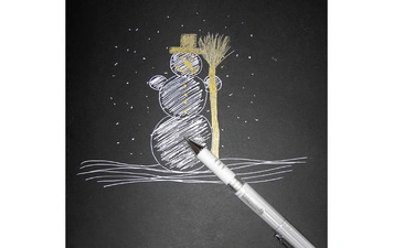 Pentel Stylo roller à encre gel K230M, bronze