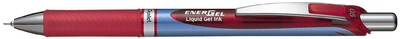 Pentel Stylo roller à encre gel liquide EnerGel BLN75, bleu