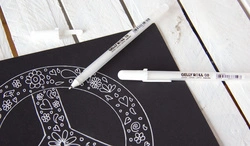 SAKURA Stylo roller encre gel Gelly Roll Bright White 0,5 mm