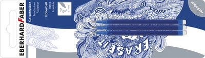 EBERHARD FABER Recharge pour stylo encre gel Erase it!, bleu