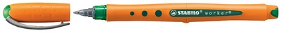 STABILO Stylo roller worker medium, bleu
