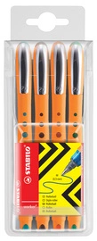 STABILO Stylo roller worker medium, Ã©tui de 4