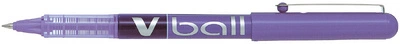 PILOT Stylo roller V Ball VB 5, pointe mÃ©tal, bleu clair