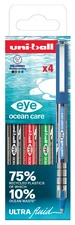 uni-ball Stylo roller eye ocean care 0.7, Ã©tui de 4