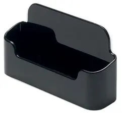 deflecto Porte-cartes de visite, 1 compartiment, noir