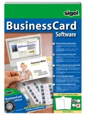 sigel Logiciel BusinessCard, pour cartes de visite