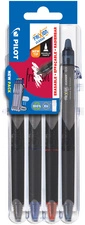 PILOT Stylo roller FRIXION POINT CLICKER Set2Go, Ã©tui de 4