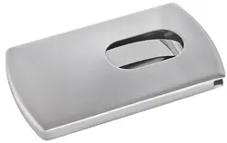 sigel étui pour cartes de visite "Snap", acier inoxydable,