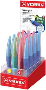 STABILO Stylo roller EASYoriginal, prÃ©sentoir de 16