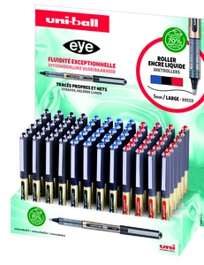 uni-ball Stylo roller eye broad UB150/10E, prÃ©sentoir de 72