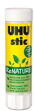 UHU Bâton de colle stic ReNature, sans solvants, 40 g, tube