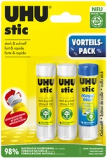 UHU Pack économique Bâtons de colle stic et stic Magic