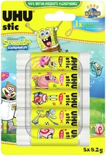 UHU Bâton de colle stic Bob l'éponge, 3 x 8,2 g, blister