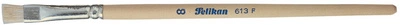 Pelikan Pinceau à soie 613 F, N. 10,manche en bois non laqué
