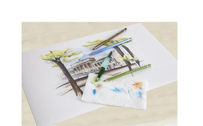 FABER-CASTELL Pinceau à réservoir d'eau "Water Brush", broad