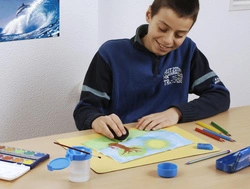 Läufer Boîte à éponge, rond, assorti