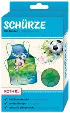 ROTH Tablier de peinture "Football", avec poche frontale