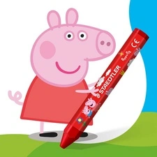 STAEDLTER Craie à la cire Noris junior Peppa, étui de 12