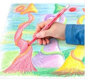STAEDTLER Crayon en cire Noris, étui plastique de 12