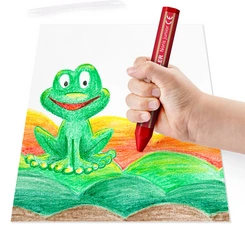 STAEDTLER Craie à la cire Noris junior, étui carton de 6
