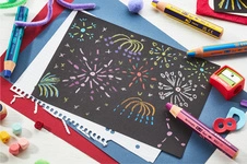 STABILO Crayon multi-talents woody 3en1 duo, bleu/turquoise