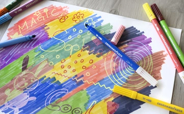 EBERHARD FABER Feutre magique double COLORI, étui de 10