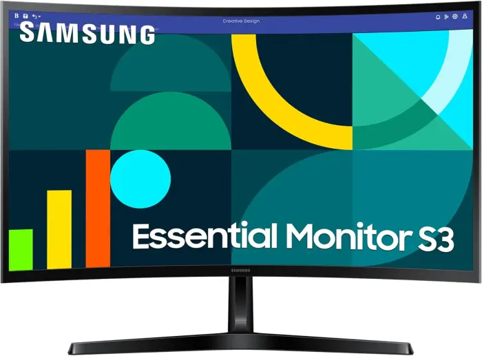 Samsung S36GD Essential S27D366GAU Moniteur incurvé 27" avec Panneau VA, résolution Full HD Noir