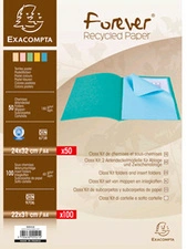 EXACOMPTA Lot de 50 chemises FOREVER + 100 sous-chemises